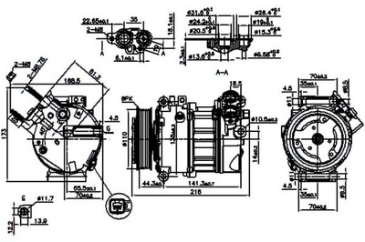 Nissens компресор кондиціонера jaguar xf, xf sport фото №1