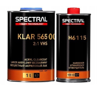 SPECTRAL KLAR 565-00 VHS 2:1 LAKIER ПРОЗРАЧНЫЙ 1,5L