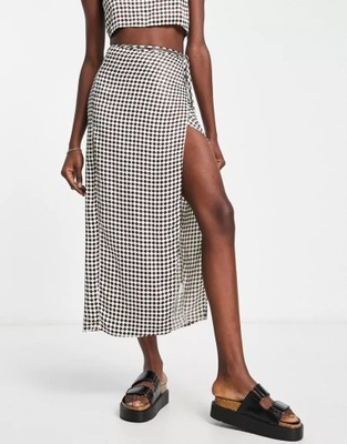 TOPSHOP SPÓDNICA DAMSKA W KRATKĘ MIDI 36 1XNK