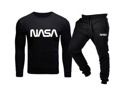 KOMPLET DRESOWY DRES MĘSKI NASA CZARNY XL