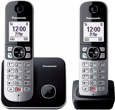 Telefon bezprzewodowy Panasonic TG6852 DUO