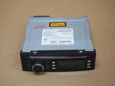 Радио cd radiootdwarzacz bluetooth usb peugeot 208 98051026zd фото №1