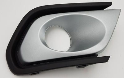 Решітка радіатора w бампер отвір права dacia logan 12-20 фото №1