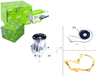 Valeo насос wody ford fiesta focus fusion 1,25-1,6 фото №1