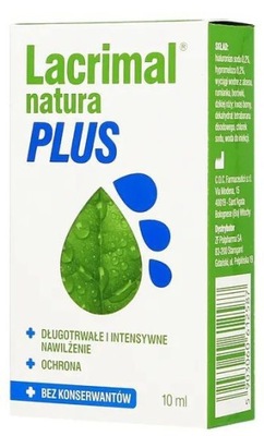 Lacrimal Natura Plus nawilżające krople do oczu 10