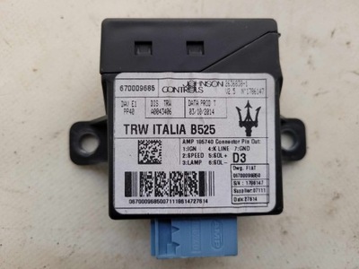 MÓDULO UNIDAD DE CONTROL TRW MASERATI GHIBLI 670009685  