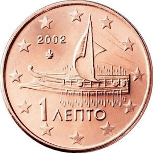 1 Euro Cent 2002 Mennicza (UNC) Grecja