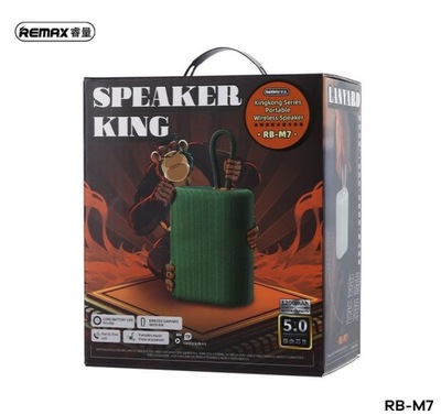 ALTAVOZ REMAX KING KONG SERIES RB-M7 WIRELESS BLACK  