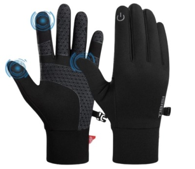 Rękawiczki rowerowe TIBISI L czarny