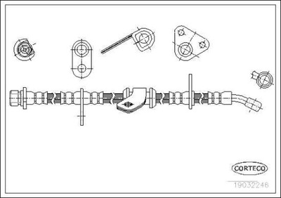 CABLE DE FRENADO FLEXIBLES HONDA  