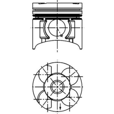 ПОРШЕНЬ KOLBENSCHMIDT 40392600