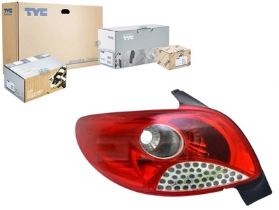 Лампа peugeot 206+ хэтчбек tyc фото №1