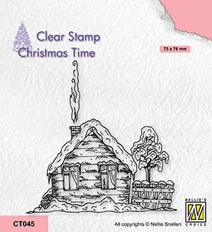 Stempel Nellie's Choice CT045 Snowy cottage-2