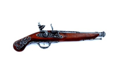 Angielski pistolet skałkowy z XVIII w. DENIX 1196G