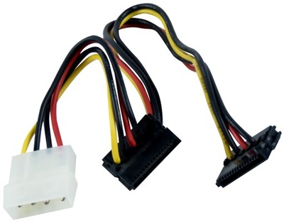 ADAPTER ZASILANIA PRZEJŚCIÓWKA MOLEX DO 2x SATA