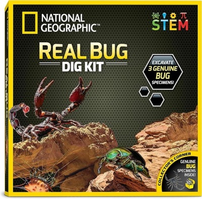 National Geographic Zestaw do wykopywania Robaków Skorpion chrząszcz pająk