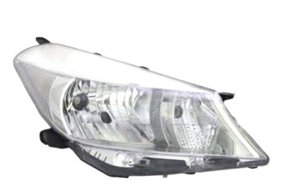 PROJECTEUR PHARE YARIS 11- DROIT H4 MOTEUR CHROME 