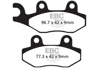 КОЛОДКИ ТОРМОЗНЫЕ EBC SFA228 SKUTEROWE (КОМПЛЕКТ. NA 1 ДИСКИ ТОРМОЗНЫЕ)