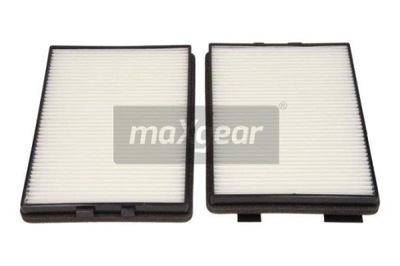 MAXGEAR 26-0241 FILTRO DE CABINA BMW E39 96- JUEGO 2 PIEZAS PLÁSTICA CUERPO  