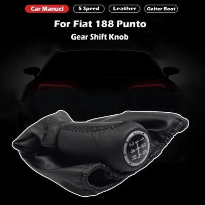 SHIFTER STICK GAITER PROTECCIÓN BUTA WYSOKIEJ DE CALIDAD CUERO PARA FIAT 188 PUNTO  