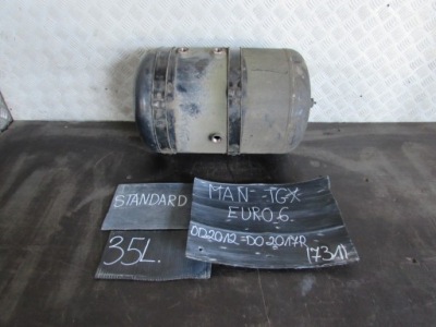 Бак воздуха 35l man tgx e6 12-17r 81514016156 фото №1