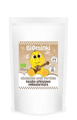 KASZKA ORKISZOWA PEŁNOZIARNISTA BIO 200 g BIOMINKI