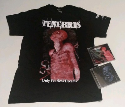 TENEBRIS Fearless t-shirt + 2 x cd Promocja r XXL