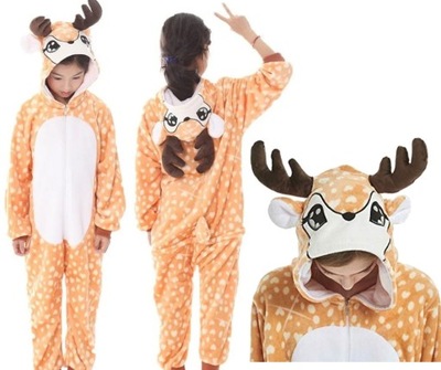 JELONEK BAMBI PIŻAMA KIGU ONESIE XL