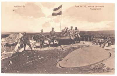 PRZEMYŚL-Fort Nr 13 Wieże pancerne-Panzerturm-Fot. A. Wiliusz Jarosław 1915