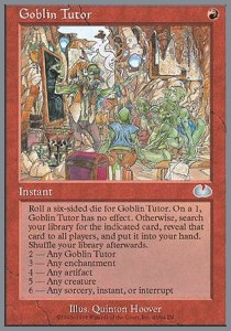 Karta Magic: Goblin Tutor