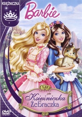 Barbie jako Księżniczka i Żebraczka płyta DVD bajka