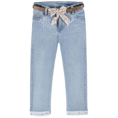 Spodnie jeans 7/8 dziewczęce Mayoral 6536-87 r. 140