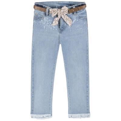 Spodnie jeans 7/8 dziewczęce Mayoral 6536-87 r. 152