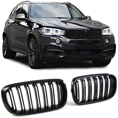 REJILLA DE RADIADOR REJILLAS BMW X5 F15 X6 F16 F85 F86 NEGRO POLYS  