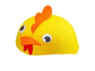 Czapka Kurczak dodatek strój Przebranie Karnawał