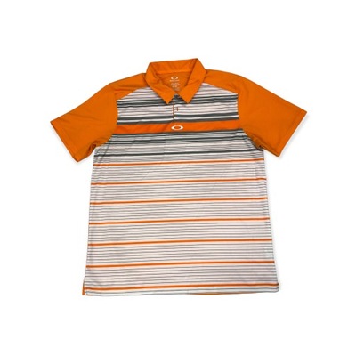 Pomarańczowa koszulka polo męska OAKLEY XL