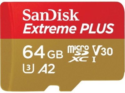 Karta pamięci SANDISK microSDXC 64GB Extreme Plus