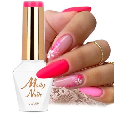 LAKIER HYBRYDOWY MOLLY NAILS 8g HEMA FREE MIX KOLORÓW WYBÓR