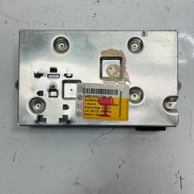 Модуль интерфейс mmi audi a8 d3 4e0910729jx фото №1