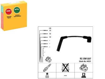 Провода зажигания chevrolet spark 6v 8 ngk фото №1