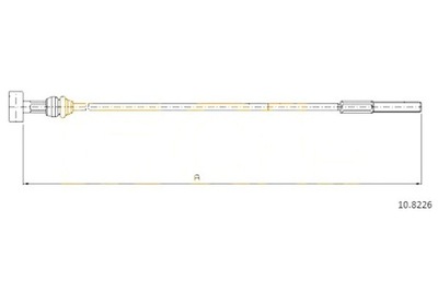 COFLE CABLE FRENOS DE MANO VOLVO S40 95-03 PARTE DELANTERA  