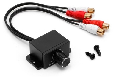 PILOT RCA CINCH POTENCJOMETR STEREO REGULACJA GŁOŚNOŚCI TUBY SUBWOOFERA