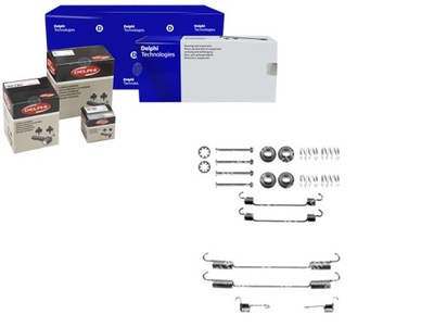 Пружины колодка ham. fiat задняя scudo ulysse bendix фото №1