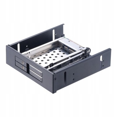 Hot sales 2-Bay 5.25in Optibay SATA Tacy-less 2.5in Hot Swap