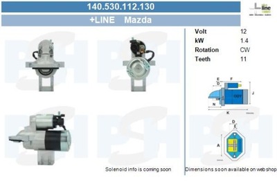 BV PSH 140.530.112.130 СТАРТЕР