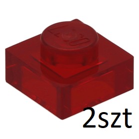 Lego 3024 3000841 płyt 1x1 prz.czerwony 2szt BOX20