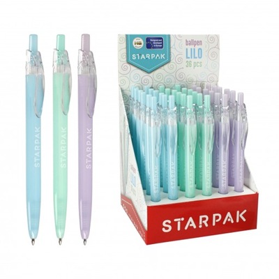 Długopis automatyczny Lilo Display STARPAK-36 sztuk