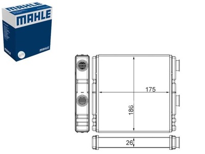 ОБІГРІВАЧ RENAULT LAGUNA LAGUNA III 1.5D-3.5 10.07-12.15 MAHLE