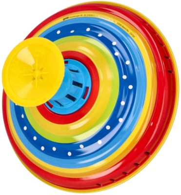 WIRUJĄCY BĄCZEK BĄK TĘCZOWY GOKI METAL goki SPINNER ZABAWKA