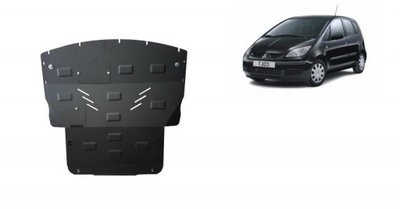 DE ACERO PROTECCIÓN PARA MOTOR MITSUBISHI COLT 02-2013  